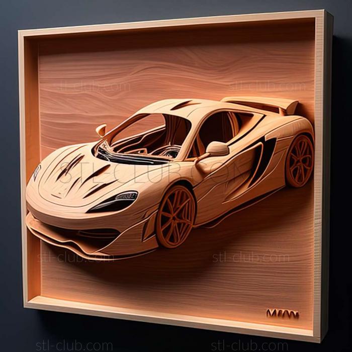 3D модель McLaren MP4 12C (STL)